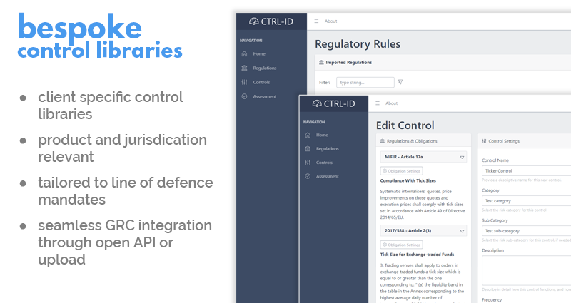 bespoke control libraries